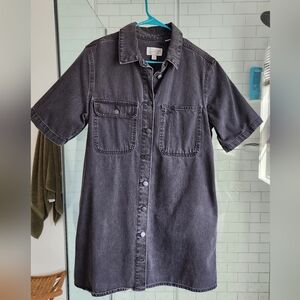 Black Denim Dress Size M